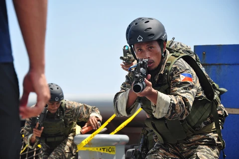 Lính đặc nhiệm SEAL của Philippines trong một cuộc diễn tập. (Ảnh: wikipedia.org)