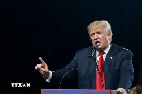 Ông Donald Trump phát biểu trong một chiến dịch vận động tranh cử ở Phoenix, Arizona ngày 18/6. (Nguồn: AFP/TTXVN)