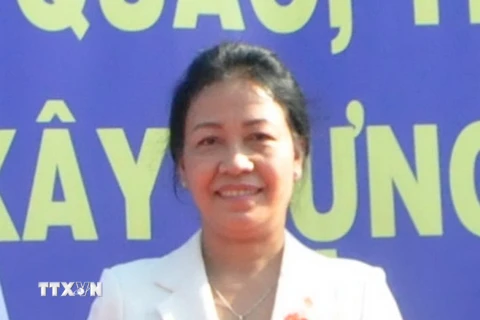  Bà Đặng Tuyết Em, Phó Bí thư Thường trực Tỉnh ủy, Chủ tịch Hội đồng nhân dân tỉnh Kiên Giang. (Ảnh: Lê Sen/TTXVN)