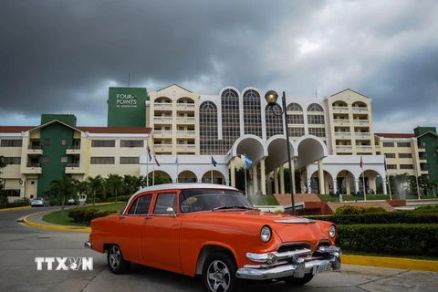 Khách sạn 4 sao Sheraton của Mỹ tại Havana. (Nguồn: AFP/TTXVN)