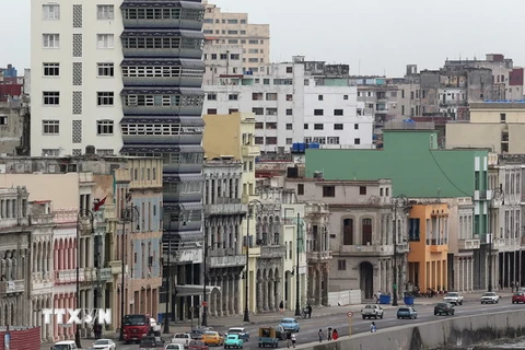 Một đường phố ở thủ đô La Habana. (Nguồn: EPA/TTXVN)