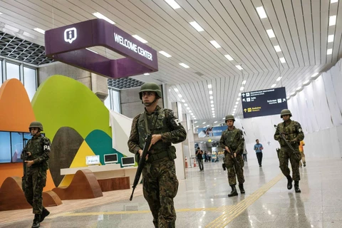 Cảnh sát Brazil. (Nguồn: AFP)