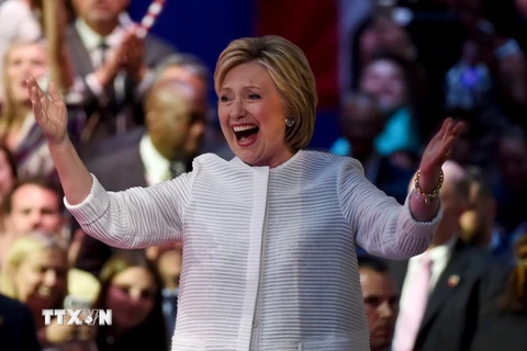 Ứng cử viên Hillary Clinton tham dự một sự kiện ở New York ngày 6/6. (Nguồn: AFP/TTXVN)