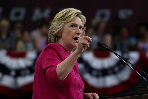Ứng cử viên Tổng thống Mỹ của Đảng Dân chủ Hillary Clinton. (Nguồn: Getty Images)