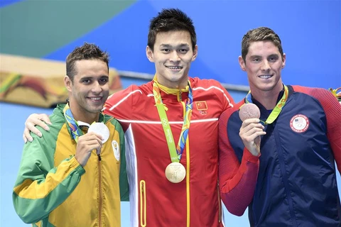 Vận động viên bơi lội Trung Quốc Sun Yang. (Nguồn: shanghaiist.com)