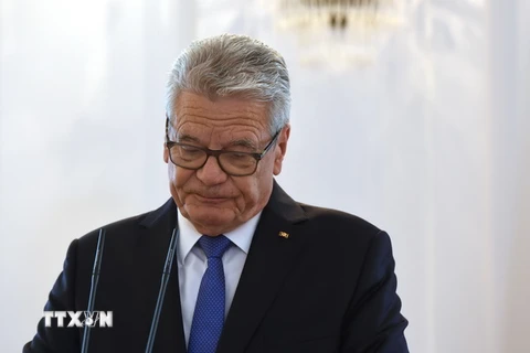 Tổng thống Đức Joachim Gauck. (Nguồn: EPA/TTXVN)