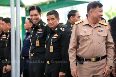 Đại tướng Chalermchai Sittisart (giữa). (Nguồn: bangkokpost.com)