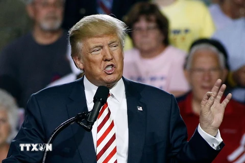 Ông Donald Trump phát biểu trong chiến dịch vận động tranh cử ở Prescott Valley, Arizona ngày 4/10. (Nguồn: AFP/TTXVN)