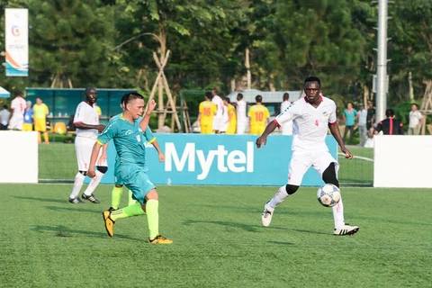 Surad Jibrin - đội trưởng đội tuyển Nexttel Cameroon. (Nguồn: Vietnam+)