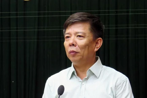 Chủ tịch tỉnh Nguyễn Hữu Hoài. (Ảnh: Hi Trang/Vietnam+)