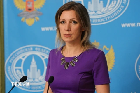 Người phát ngôn Bộ ngoại giao Nga Maria Zakharova. (Nguồn: Sputnik/TTXVN)