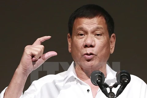 Tổng thống Philippines Rodrigo Duterte. (Nguồn: AP/TTXVN)