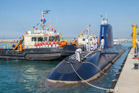 Tàu ngầm INS Rahav của Iran. (Nguồn: forbes.com)