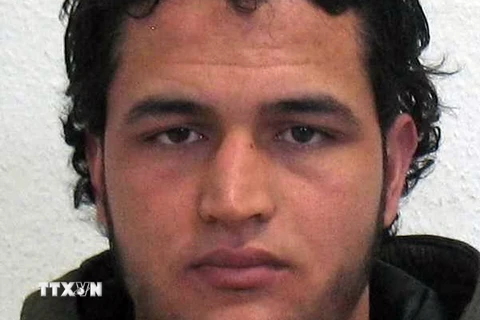 Anis Amri (trong ảnh), nghi phạm 24 tuổi người Tunisia. (Nguồn: EPA/TTXVN)
