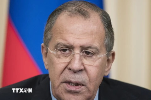 Ngoại trưởng Nga Sergey Lavrov. (Nguồn: AP/TTXVN)