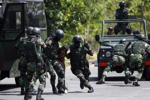 Lực lượng Đặc nhiệm Indonesia, được biết đến là nhóm Kopassus. (Nguồn: radionz.co.nz)