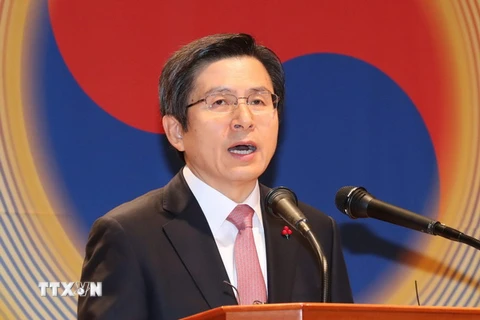 Quyền Tổng thống Hàn Quốc Hwang Kyo-ahn. (Nguồn: EPA/TTXVN)