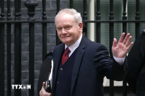 Phó Thủ hiến Bắc Ireland Martin McGuinness. (Nguồn: AFP/TTXVN)
