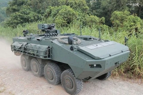 Xe thiết giáp chở quân mã hiệu Terrex. (Nguồn: Army Recognition)