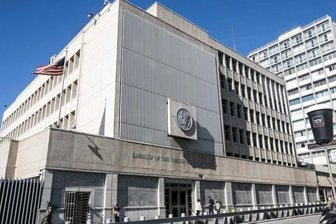 Đại sứ quán Mỹ tại Tel Aviv. (Nguồn: AFP/Getty Images)