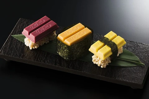 Món sushi KitKat của Nhật Bản. (Nguồn: CNN)