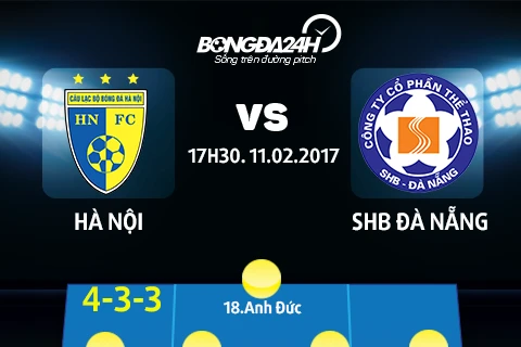 Hòa 1-1, Câu lạc bộ Hà Nội chia điểm với SHB Đà Nẵng 
