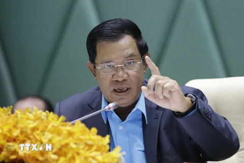 Thủ tướng Campuchia Samdech Techo Hun Sen. (Nguồn: THX/TTXVN)