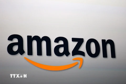 Biểu tượng của Tập đoàn Amazon. (Nguồn: AFP/TTXVN)
