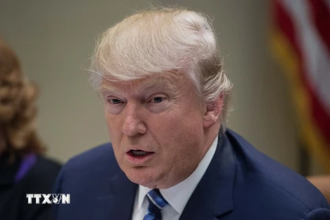 Tổng thống Mỹ Donald Trump tại cuộc họp ở Washington, DC ngày 9/2. (Nguồn: AFP/TTXVN)