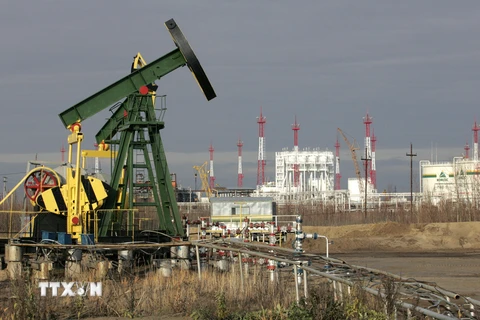 Giếng dầu Yukos ở thị trấn Nefteyugansk, Nga. (Nguồn: AFP/TTXVN)