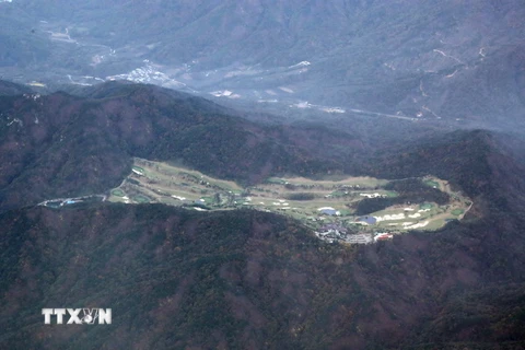 Sân golf ở Seongju - nơi dự định triển khai dự án THAAD. (Nguồn: YONHAP/TTXVN)
