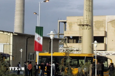 Nhà máy sản xuất nhiên liệu ở tỉnh Isfahan ,miền trung Iran. (Nguồn: AFP/TTXVN)