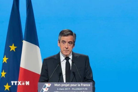 Ứng cử viên Tổng thống Pháp Francois Fillon. (Nguồn: AFP/TTXVN)