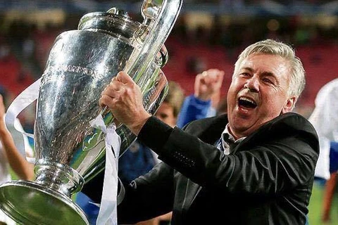 Ancelotti đã từng dẫn dắt Real tới chiến thắng UCL 2014. (Ảnh: dpa Picture alliance)
