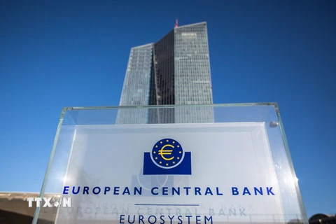 Trụ sở ECB tại Frankfurt (Đức) ngày 1/7/2015. (Nguồn: EPA/TTXVN)