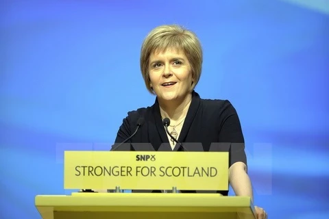 Thủ hiến Scotland, bà Nicola Sturgeon. (Nguồn: AFP/ TTXVN)