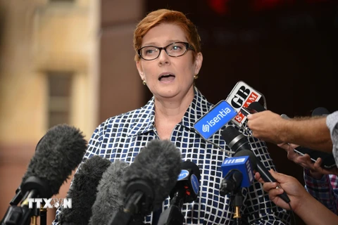 Bộ trưởng Quốc phòng Australia Marise Payne. (Nguồn: AFP/TTXVN)