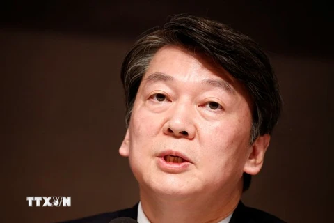 Ứng cử viên đảng Nhân dân Ahn Cheol-so . (Nguồn: EPA/TTXVN)