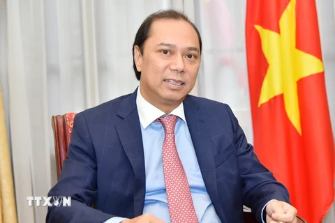Thứ trưởng Bộ Ngoại giao Nguyễn Quốc Dũng. (Ảnh: TTXVN phát)