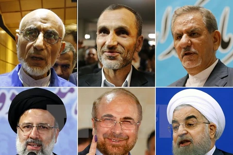 Sáu ứng cử viên Tổng thống Iran. (Nguồn: AFP/TTXVN)