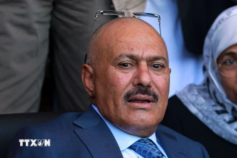 Cựu Tổng thống Yemen Ali Abdullah Saleh. (Nguồn: AFP/TTXVN)