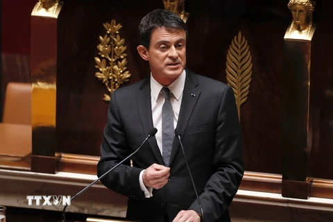 Cựu Thủ tướng Pháp Manuel Valls. (Nguồn: AFP/TTXVN)