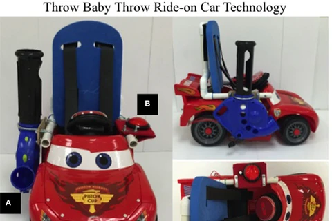 Sáng chế ôtô đồ chơi hỗ trợ vận động ở trẻ khuyết tật