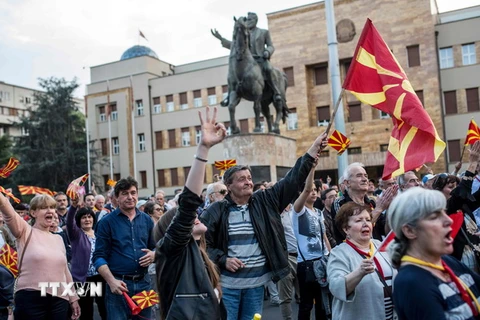 Căng thẳng chính trị tại Macedonia. (Nguồn: AFP/TTXVN)