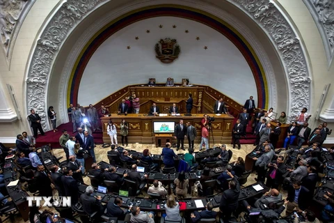 Toàn cảnh phiên họp Quốc hội Venezuela ở Caracas ngày 9/1/2017. (Nguồn: EPA/TTXVN)