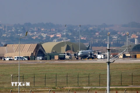 Căn cứ không quân Incirlik ở ngoại ô thành phố Adana, đông nam Thổ Nhĩ Kỳ ngày 28/7/2015. (Nguồn: AFP/TTXVN)