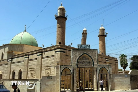 Đền thờ Nuri tại Mosul, Iraq ngày 9/7/2014. (Nguồn: EPA/TTXVN)