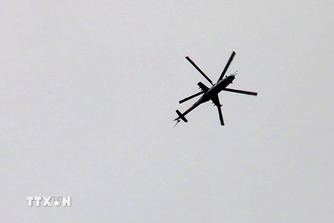 Máy bay trực thăng MI-24. (Nguồn: AFP/TTXVN)
