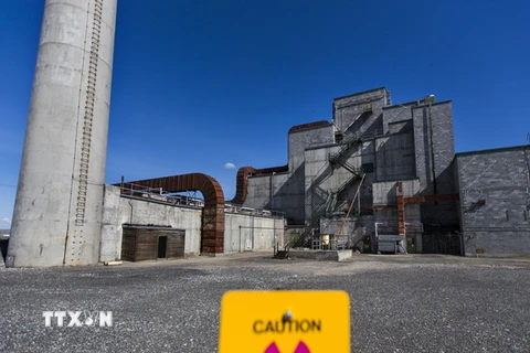 Lò phản ứng hạt nhân B thuộc khu vực Hanford, Mỹ ngày 27/5/2015. (Nguồn: EPA/TTXVN)