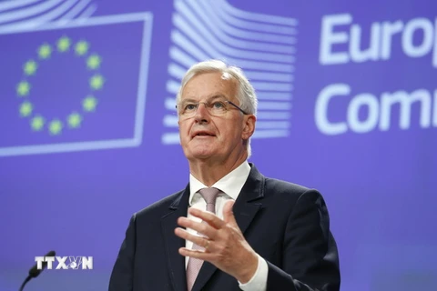 Trưởng đoàn đàm phán về Brexit của Liên minh châu Âu (EU) Michel Barnier. (Nguồn: THX/TTXVN)